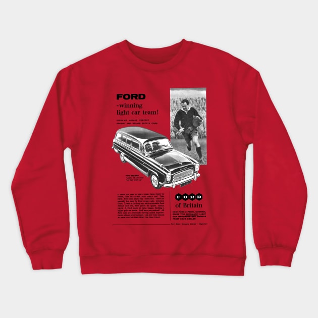 FORD SQUIRE - advert Crewneck Sweatshirt by Throwback Motors